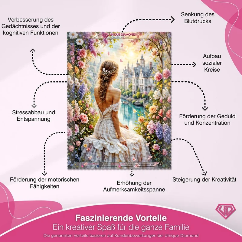 5D Diamond Painting – Princess of the Blooming River