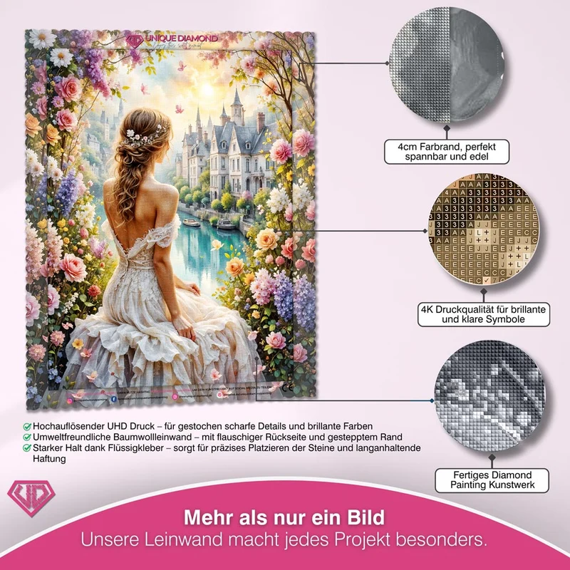 5D Diamond Painting – Princess of the Blooming River