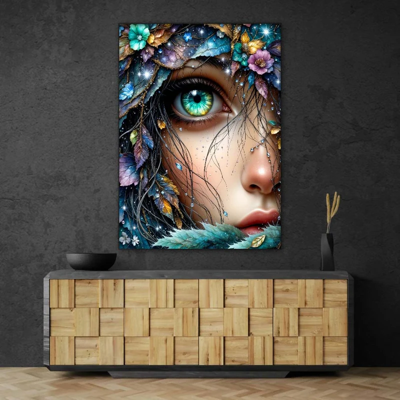 5D Diamond Painting – Eye of the Forest Soul