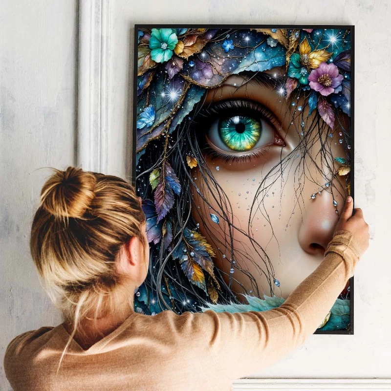 5D Diamond Painting – Eye of the Forest Soul