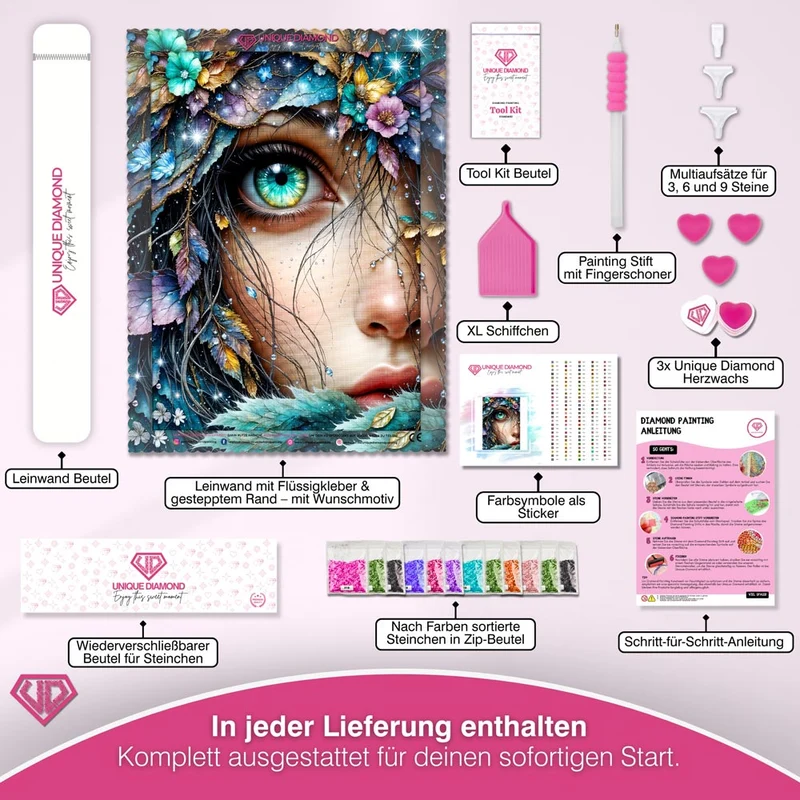 5D Diamond Painting – Eye of the Forest Soul
