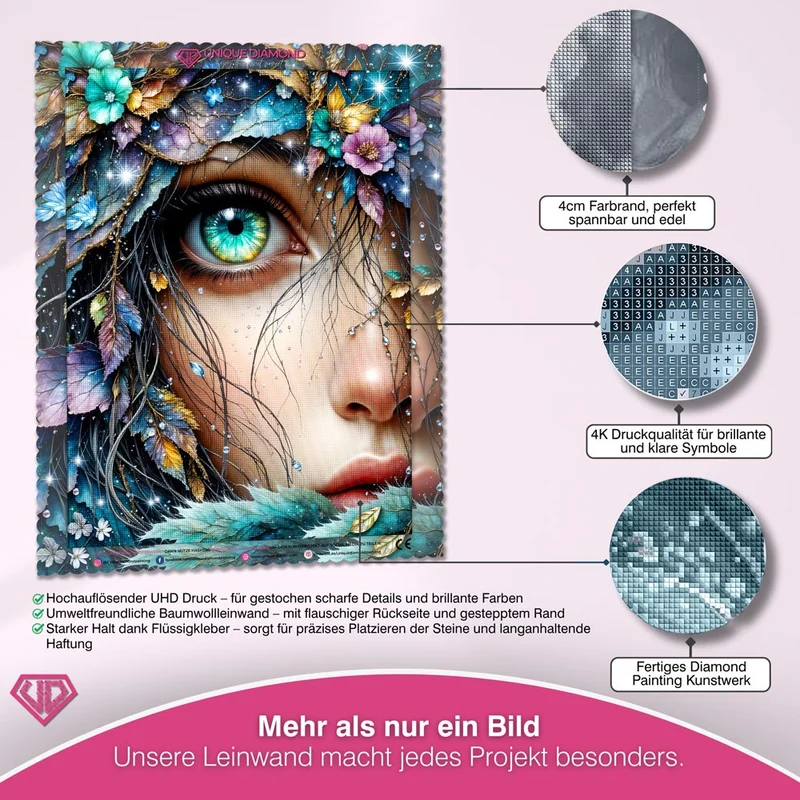 5D Diamond Painting – Eye of the Forest Soul
