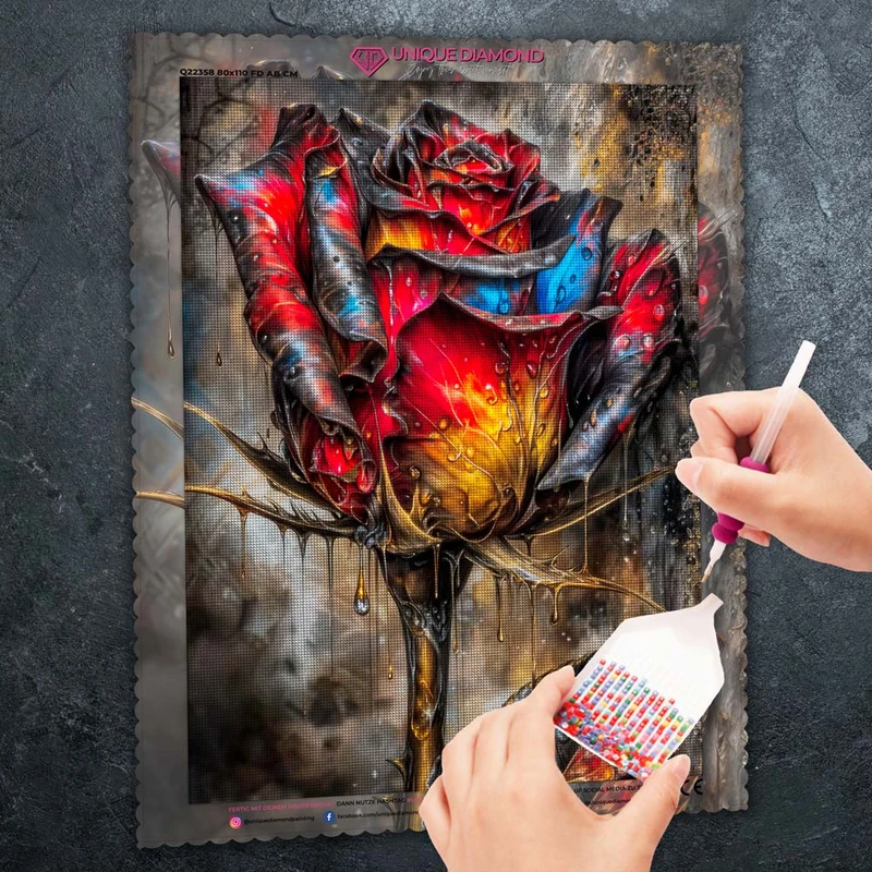5D Diamond Painting – Ember Rose