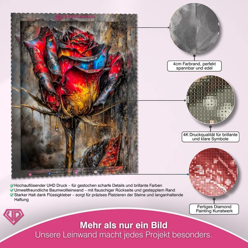 5D Diamond Painting – Ember Rose