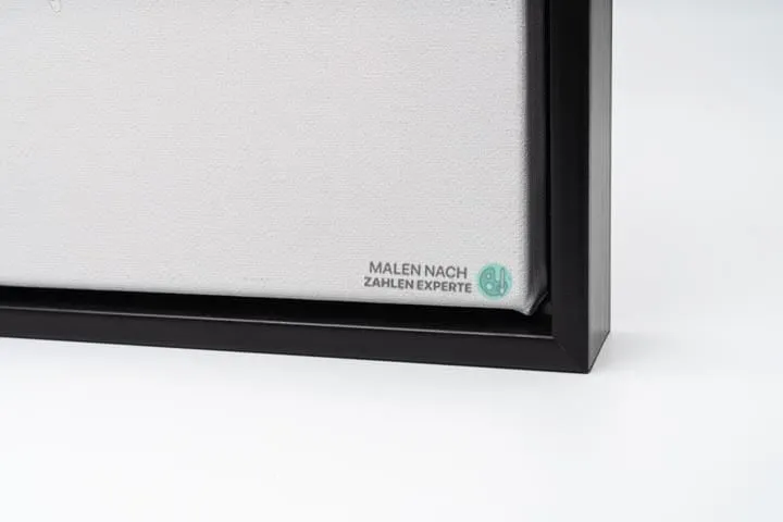 Malen nach Zahlen Hirsche mit Vögeln