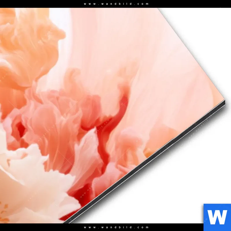 Alu-Dibond Bild | Florale Explosion | Schmal