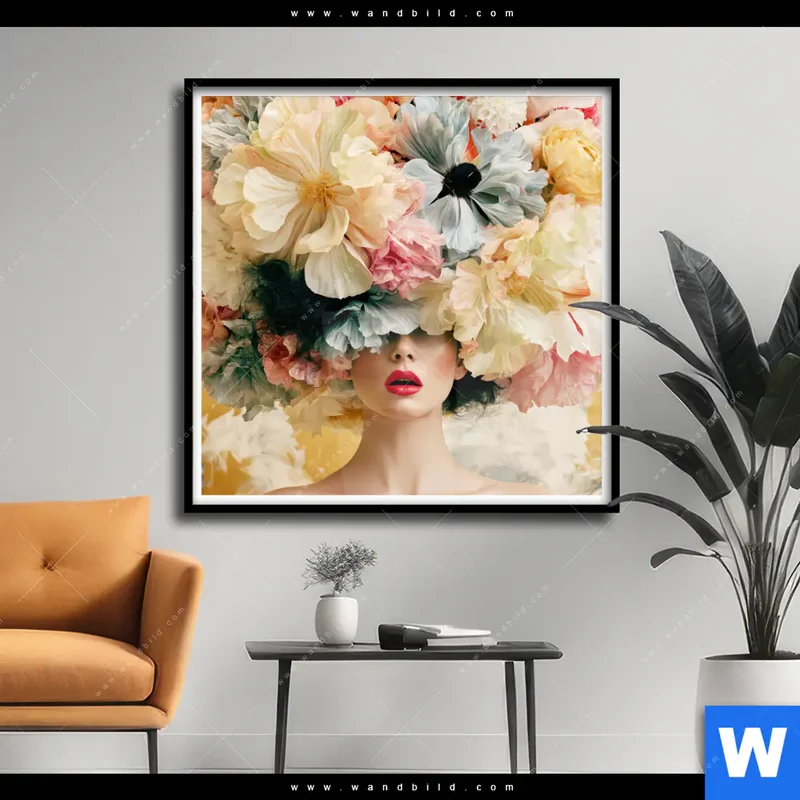 Poster | Florale Diva | Quadrat