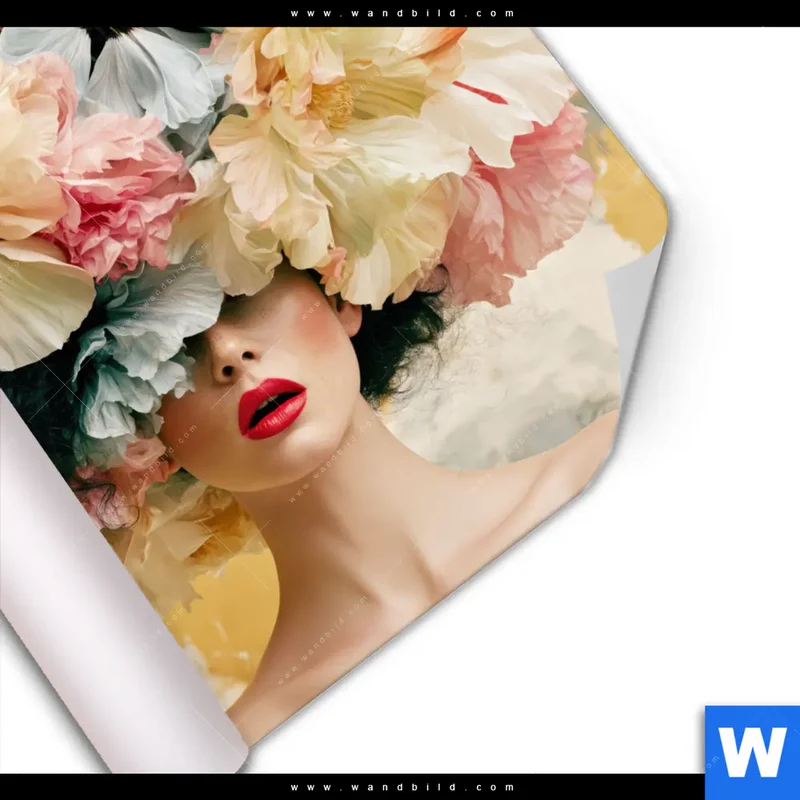 Poster | Florale Diva | Quadrat
