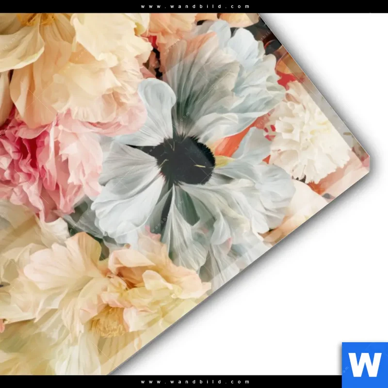 Acrylglasbild | Florale Diva | Hochformat