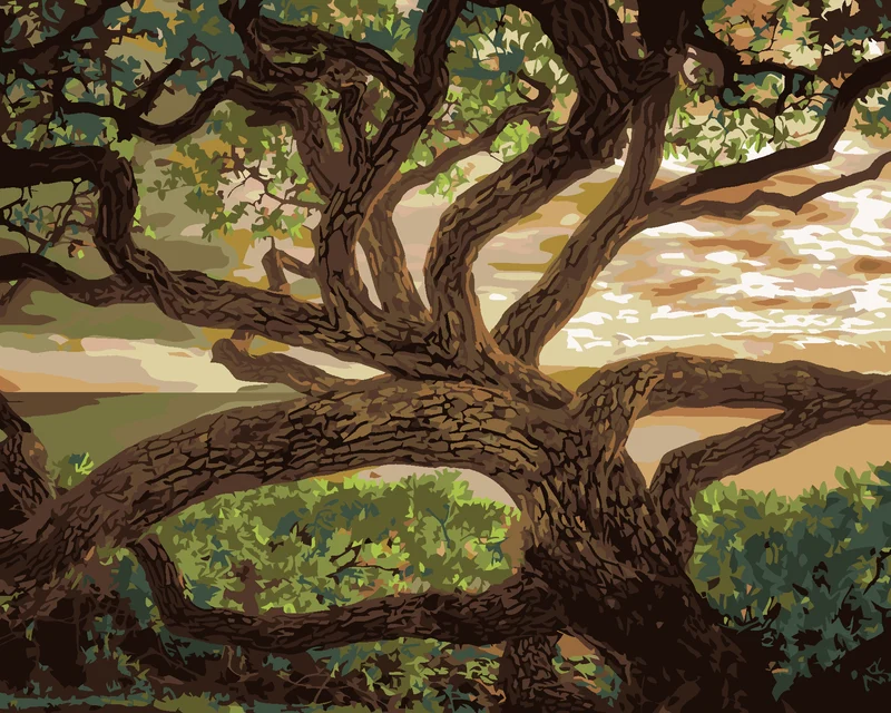 Diamond painting - ALTER BAUM (DENNIS FRATES)