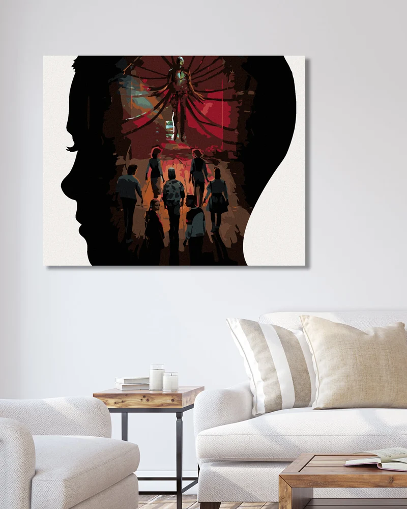 Diamond painting - STRANGER THINGS - ELF – KOPFÜBER