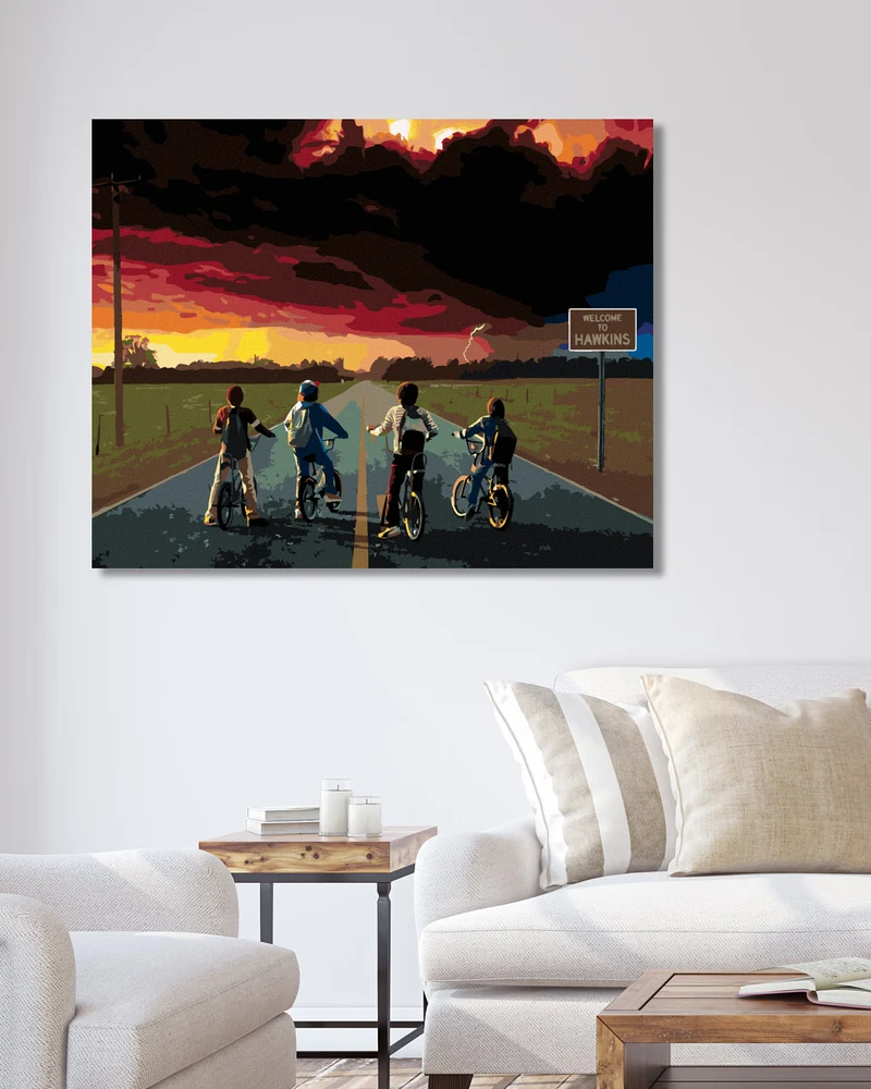 Diamond painting - SELTSAME DINGE - HAWKINS