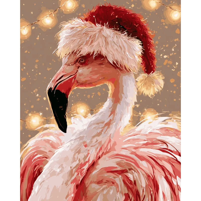Festlicher Flamingo
