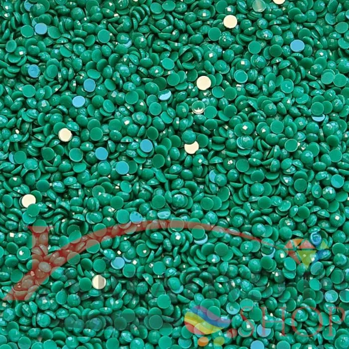 DMC 700 Christmas Green BRIGHT - runde Steine - Diamond Painting