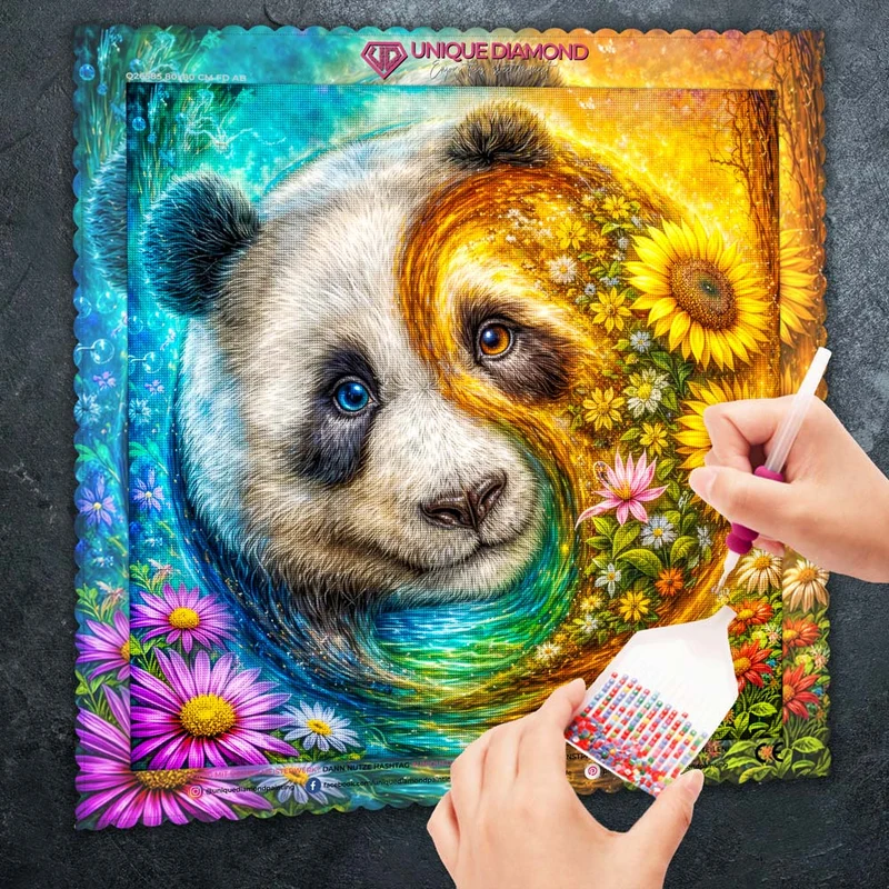 5D Diamond Painting – Yin & Bloom