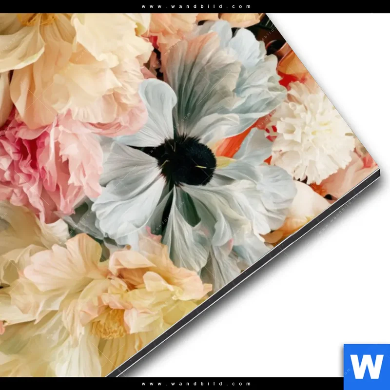 Alu-Dibond Bild | Florale Diva | Hochformat