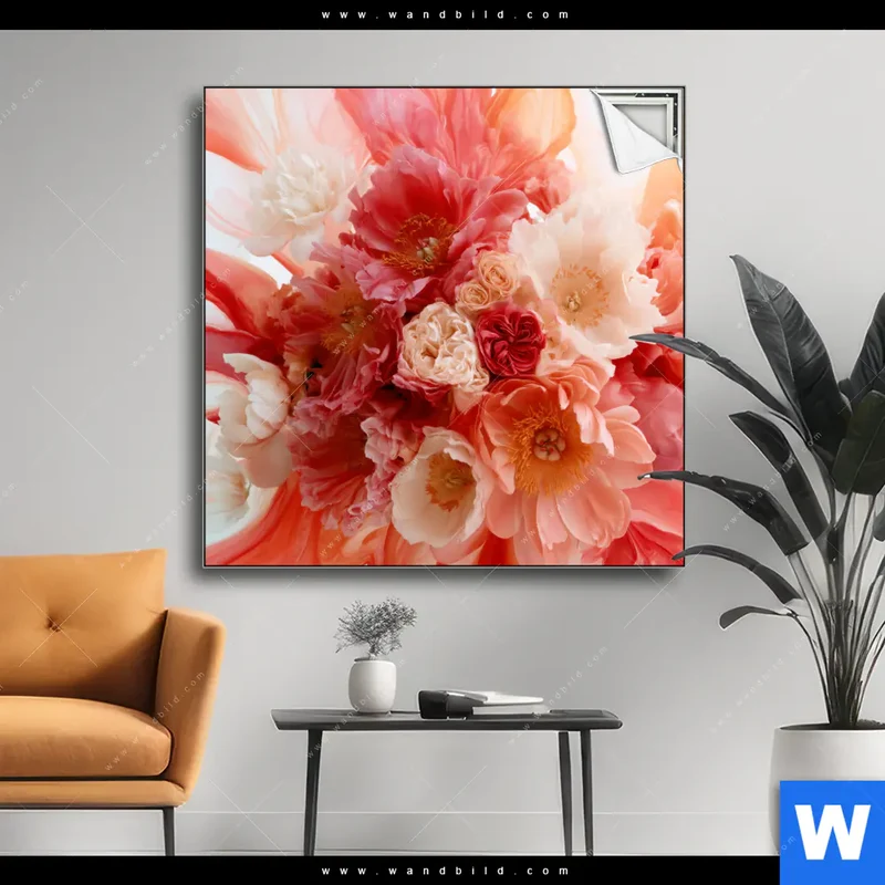 Spannbild | Florale Explosion | Quadrat