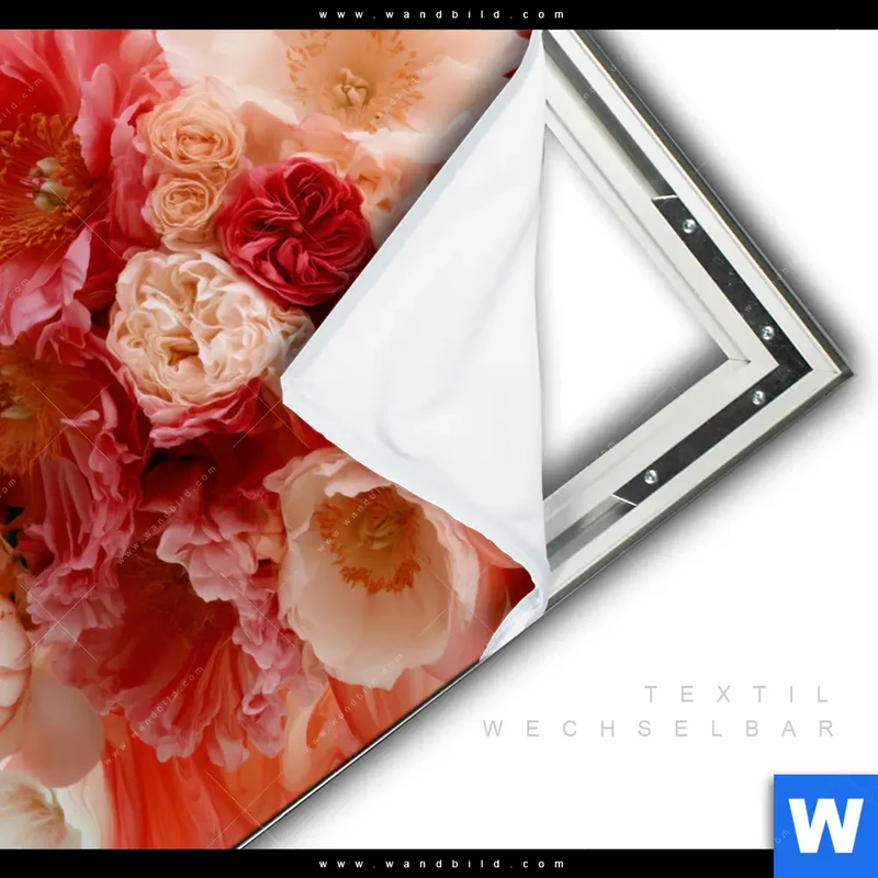 Spannbild | Florale Explosion | Quadrat