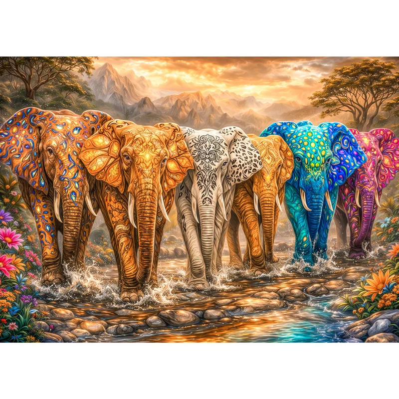 5D Diamond Painting – March of Colors