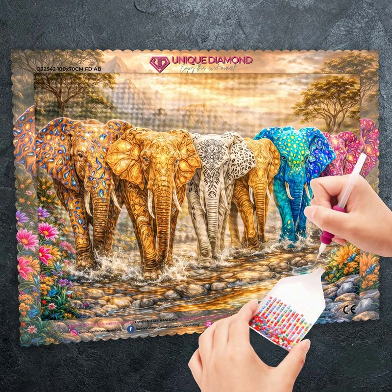 5D Diamond Painting – March of Colors