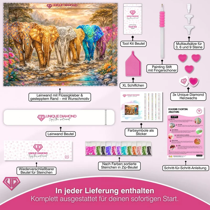 5D Diamond Painting – March of Colors
