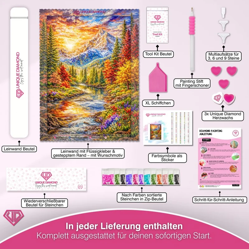 5D Diamond Painting – Emberpeak Serenity