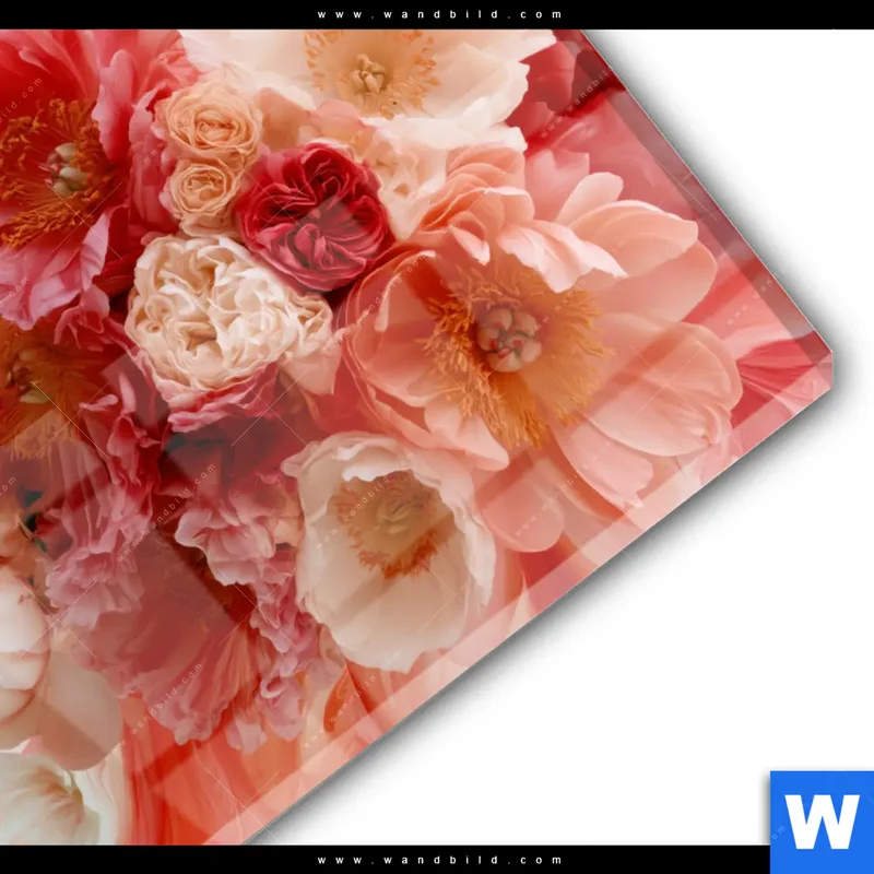 Acrylglasbild | Florale Explosion | Rund
