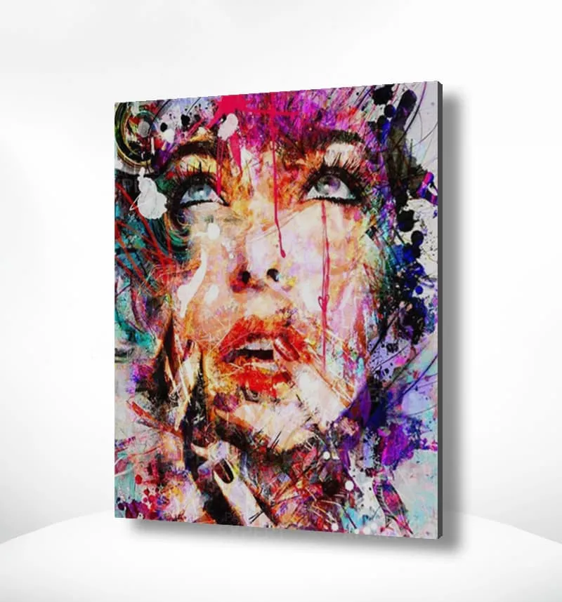 Diamond Painting Abstrakte Frau