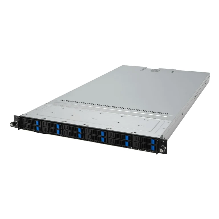 ASUS RS501A-E12-RS12U 1U Rackmount Single 9005 Series AMD EPYC Server - 12x Hot-Swap Bays - Redundant PSU