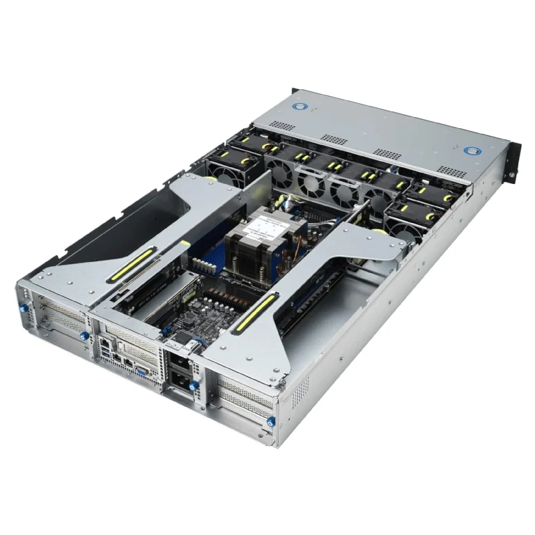 ASUS ESC4000A-E12 2U Rackmount Single 9004 Series AMD EPYC GPU Server - 6x Hot-Swap Bays - 4x GPU Support - Dual 3000W PSU