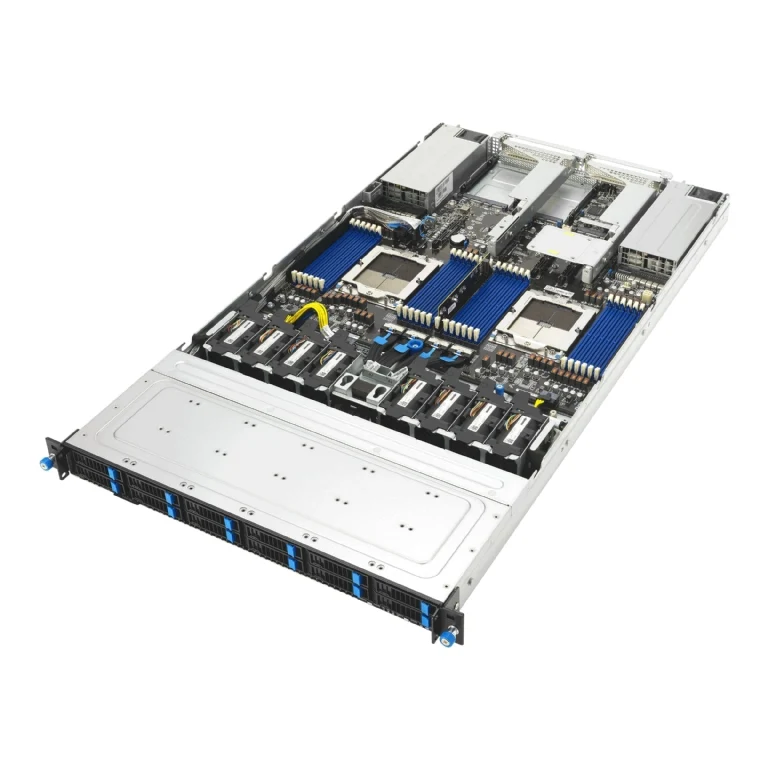 ASUS RS700A-E13-RS12U 1U Rackmount Dual 9005 Series AMD EPYC Server - 12x All-Flash Hot-Swap Bays - Redundant PSU