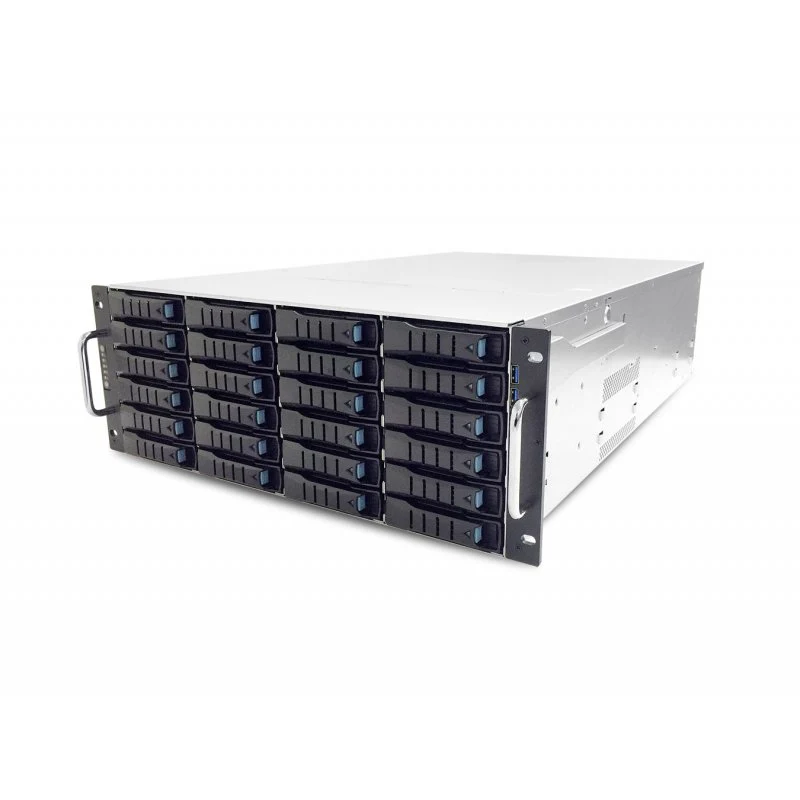 AIC 4U 12G Enterprise Storage Server Chassis 36 x 3.5" + 2 x 2.5" Internal with 1200W Redundant PSU (Rails Included) * Expander On Board