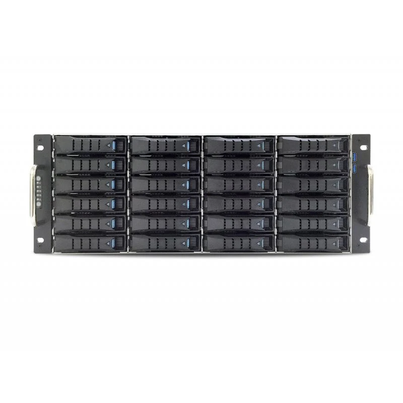 AIC 4U 12G Enterprise Storage Server Chassis 36 x 3.5" + 2 x 2.5" Internal with 1200W Redundant PSU (Rails Included) * Expander On Board
