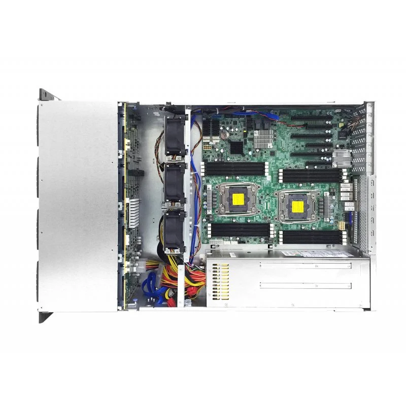 AIC 4U 12G Enterprise Storage Server Chassis 36 x 3.5" + 2 x 2.5" Internal with 1200W Redundant PSU (Rails Included) * Expander On Board