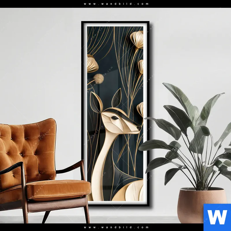 Poster | Rehe - Anmut des Waldes | Schmal