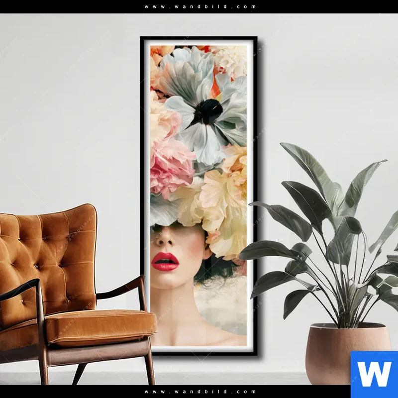 Poster | Florale Diva | Schmal