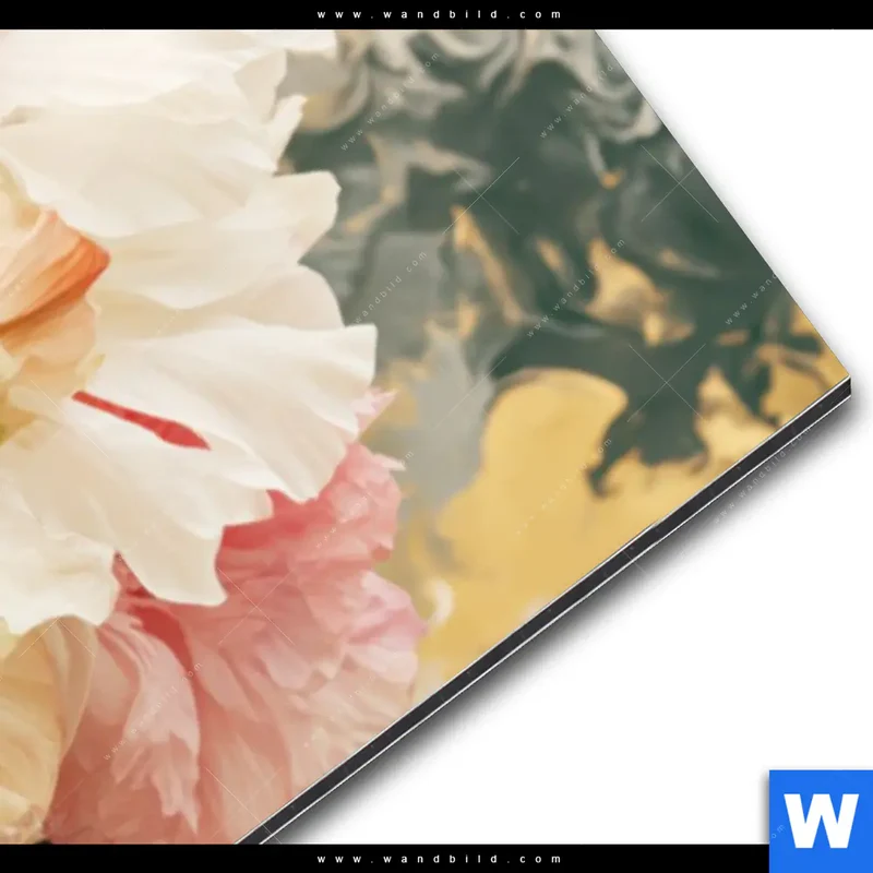 Alu-Dibond Bild | Florale Diva | Panorama