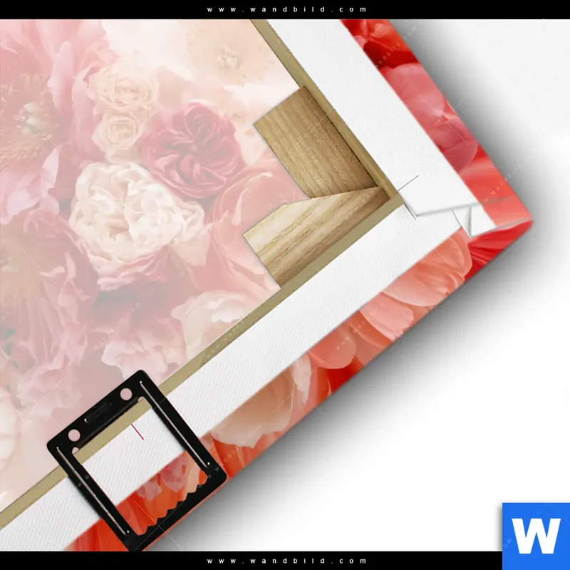 Leinwandbild | Florale Explosion | Quadrat