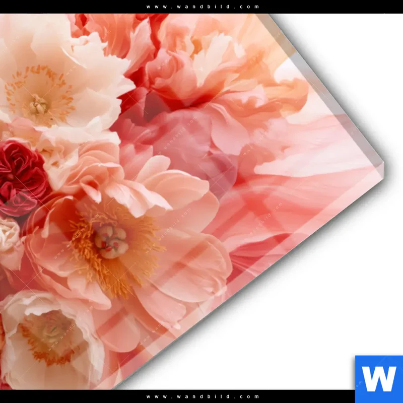 Acrylglasbild | Florale Explosion | Hochformat