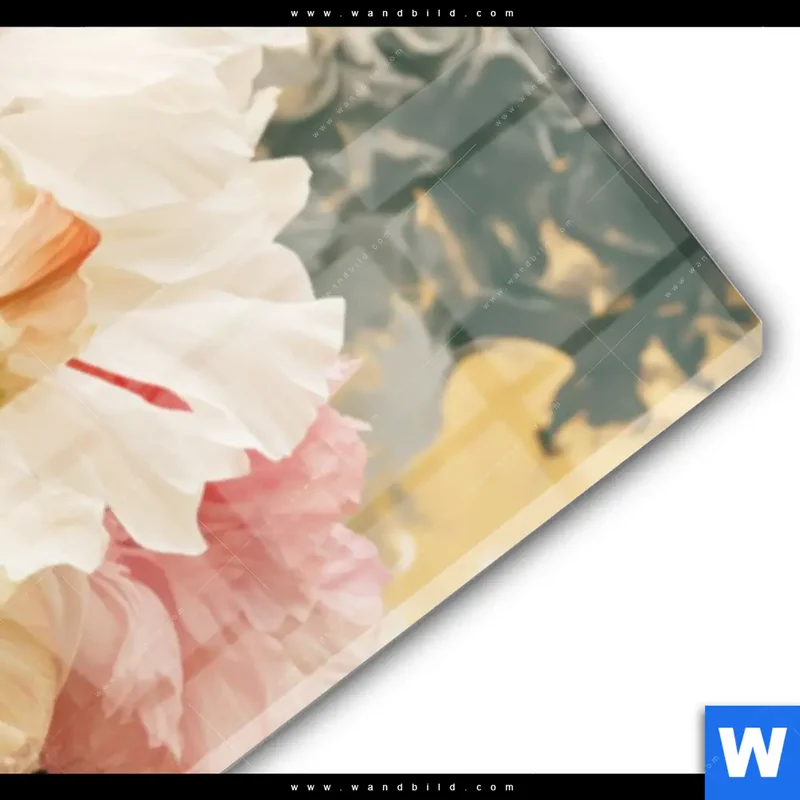 Acrylglasbild | Florale Diva | Panorama