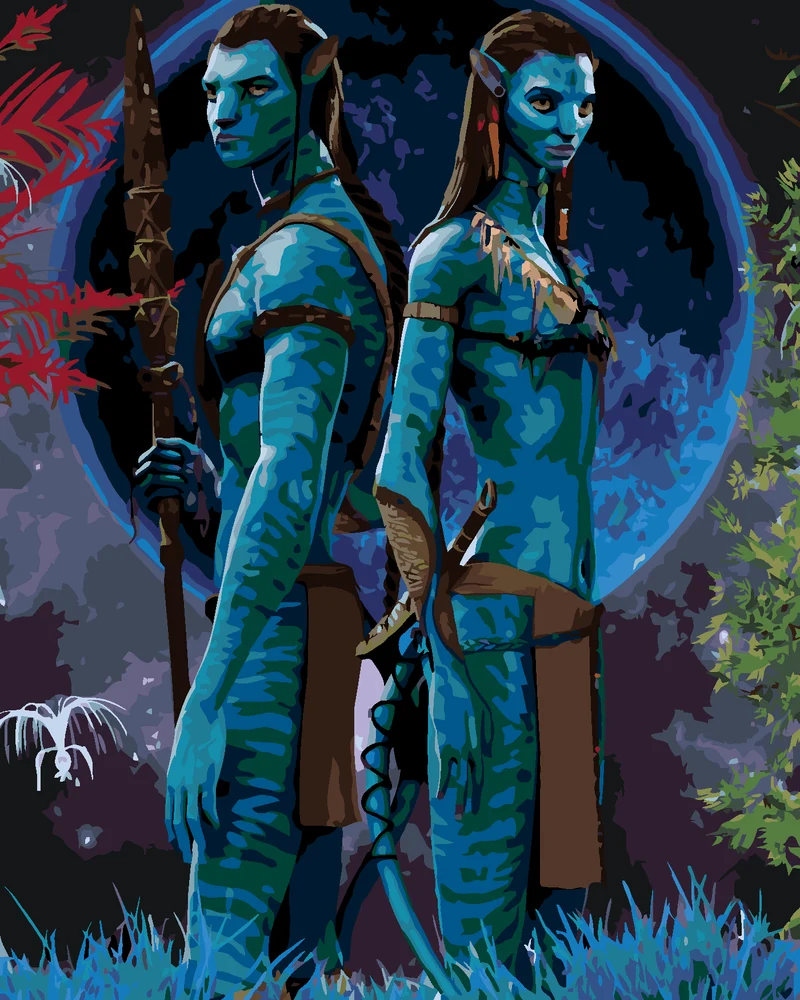 Diamond painting - DIE HALTUNG DER PANDORIANER (Avatar)