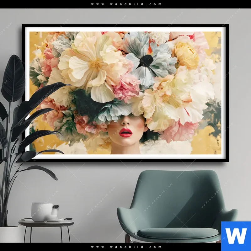 Poster | Florale Diva | Querformat