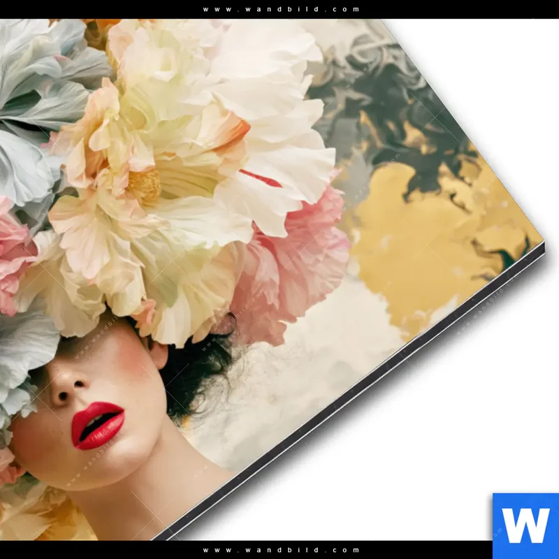 Alu-Dibond Bild | Florale Diva | Querformat