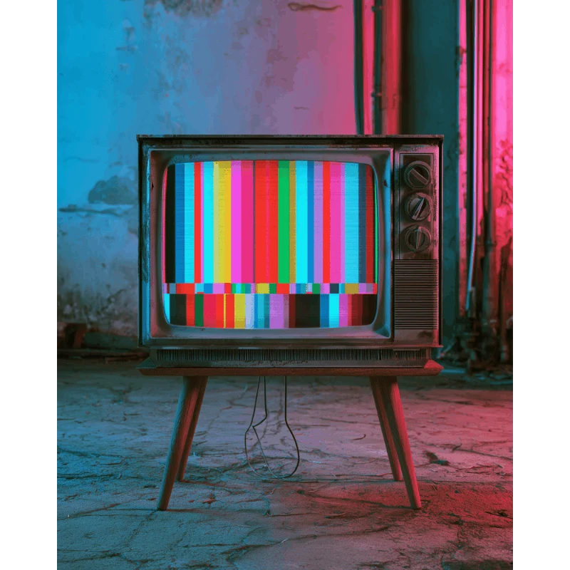 Vintage-Bildschirm