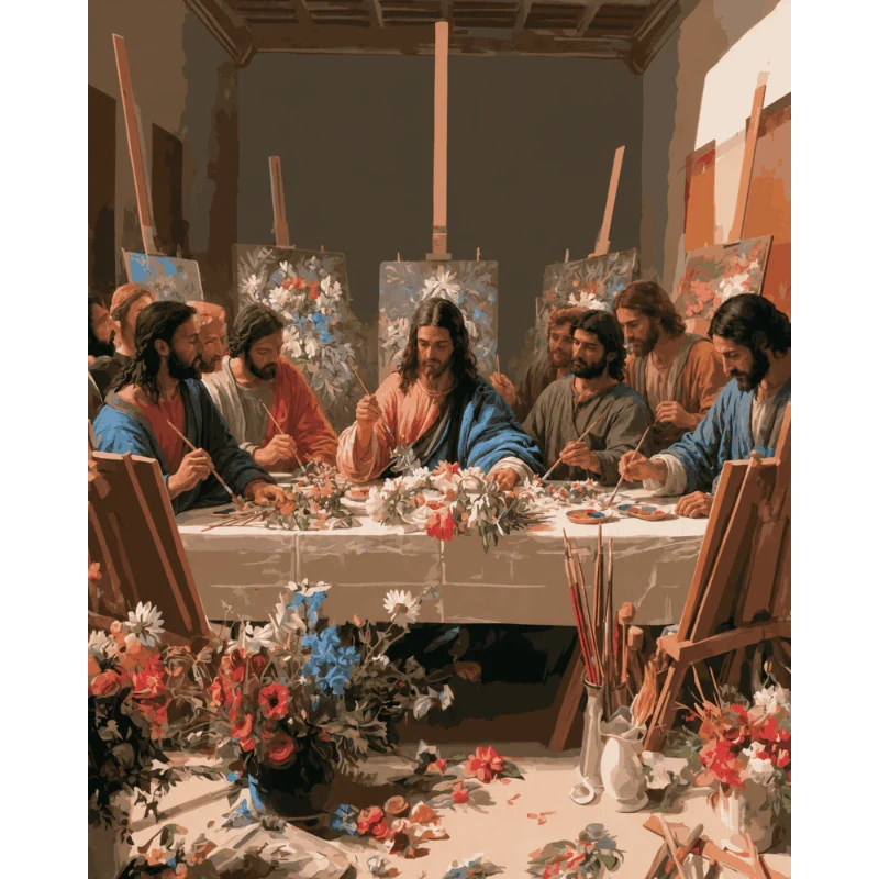 Das letzte Abendmahl des Künstlers