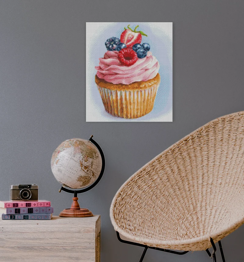 Diamond Painting - Jelissacousland - Cupcake-Berries