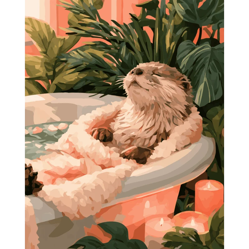 Otter Badezeit