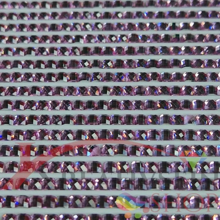 DMC 3836 Grape LT - eckige Steine - Strass - Diamond Painting