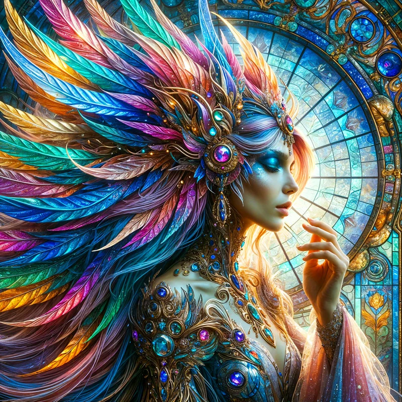 5D Diamond Painting – Krone aus Licht