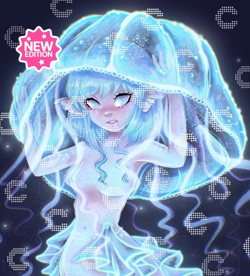 Diamond Painting - Nimeryart - Jellyfish girl